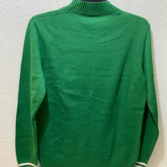 The Bubble Tennis Sweater Green white size M - Picture 6 of 10